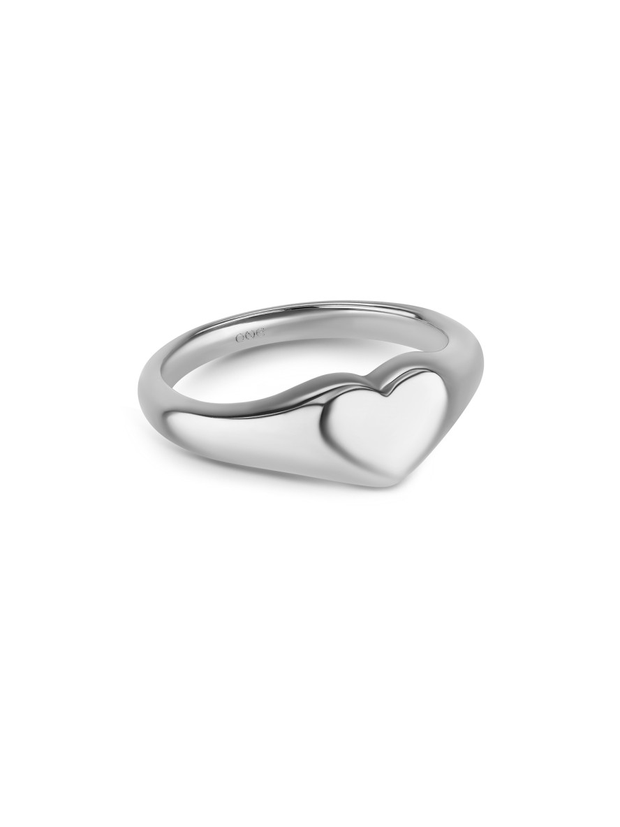 Anillo ONE Crazy Heart Silver
