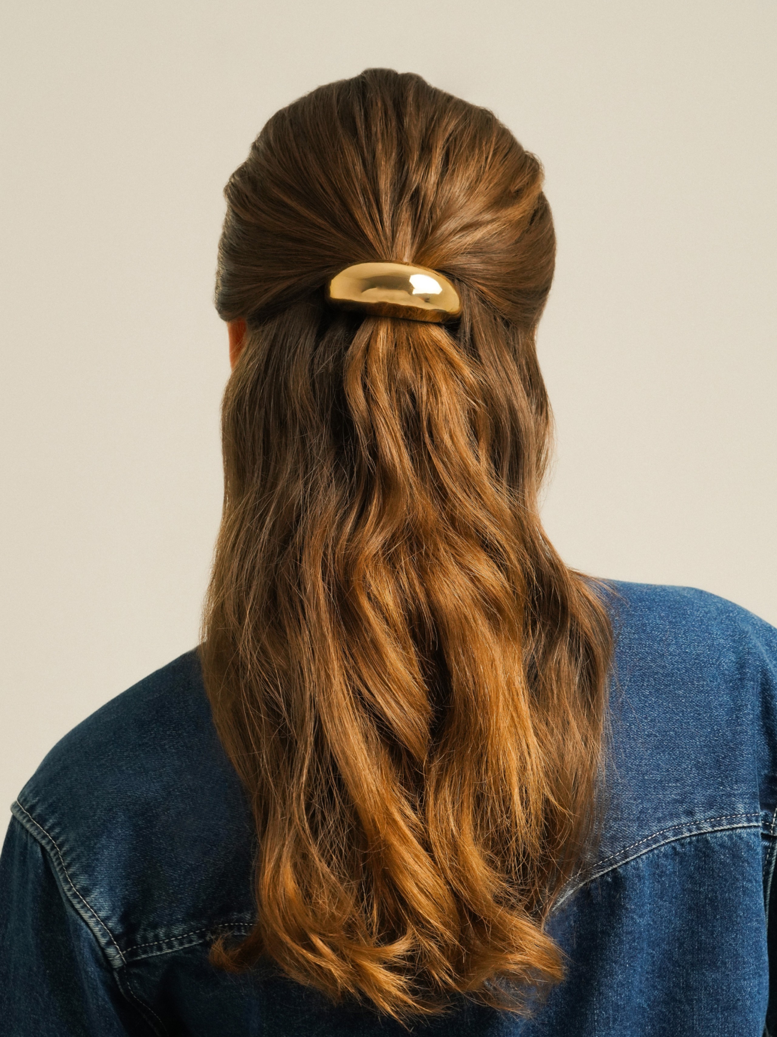 ONE Moon Large Gold Hair Accessory