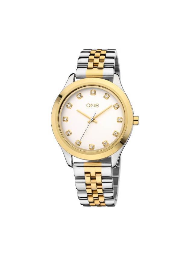Reloj ONE Twin Gold & Silver