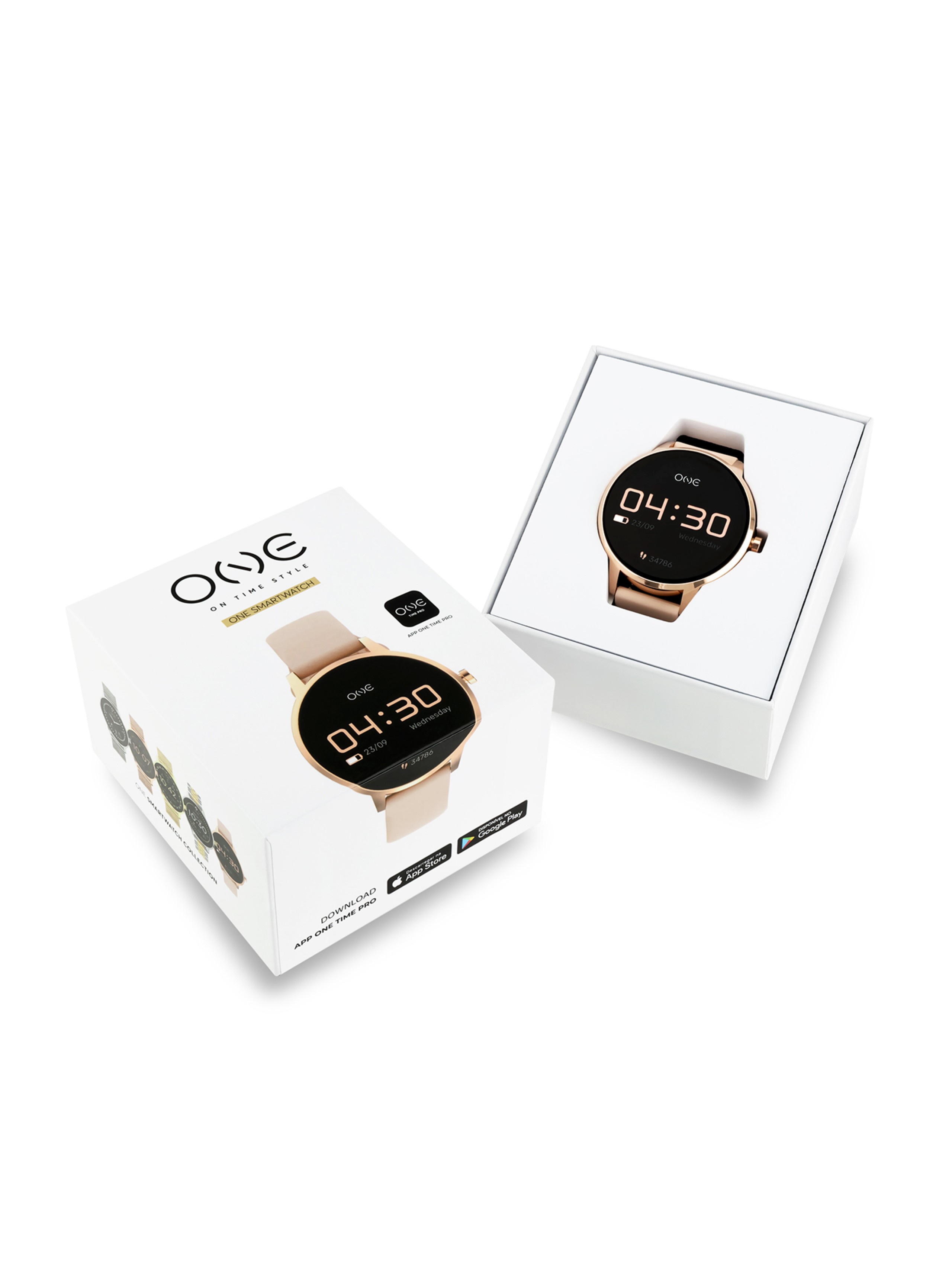 Smartwatch ONE QueenCall Rosa Gold Silicona