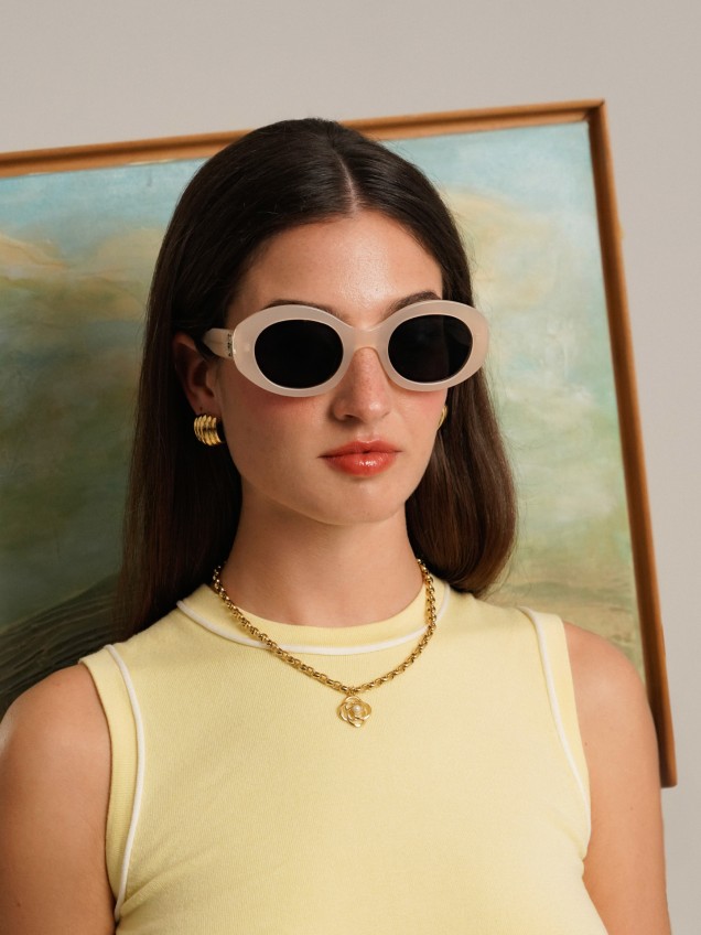 ONE Dolce White Sunglasses