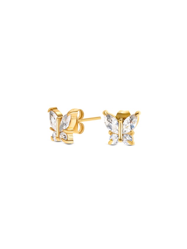 Brincos One Butterfly Crystal