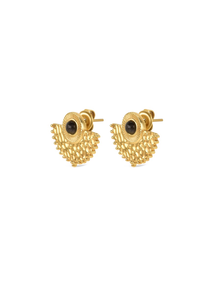 ONE Evil Eye Gray Earrings