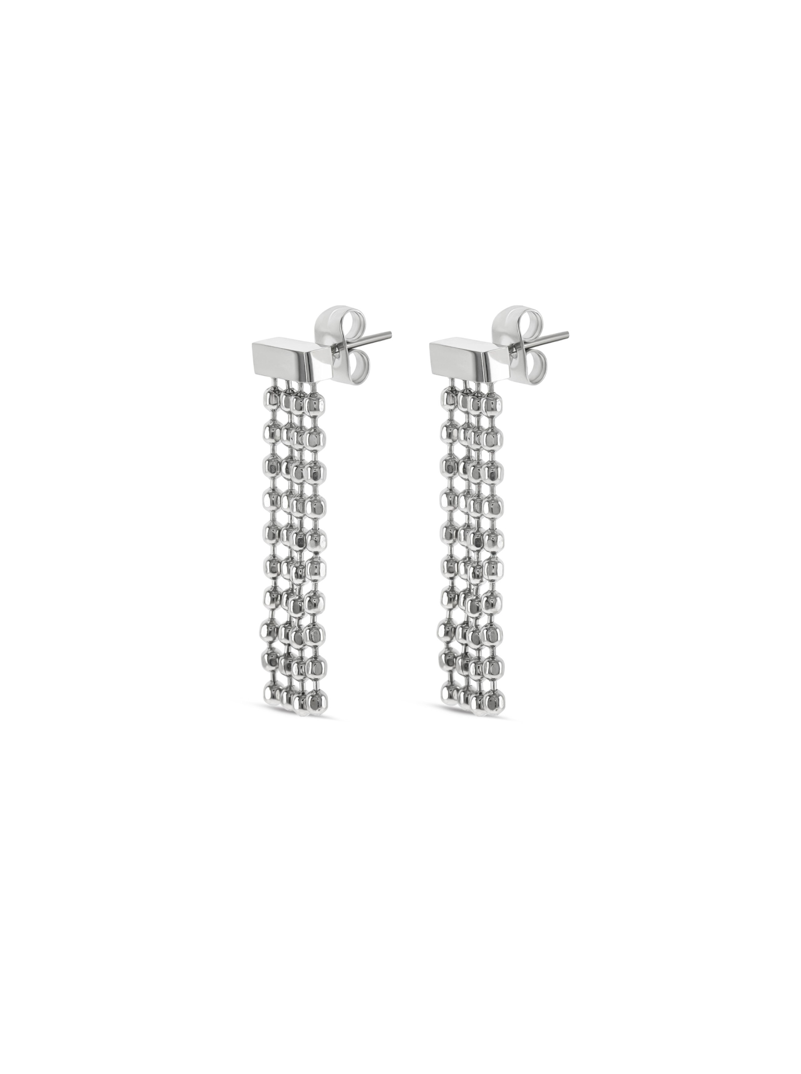 ONE Dance Silver Earrings