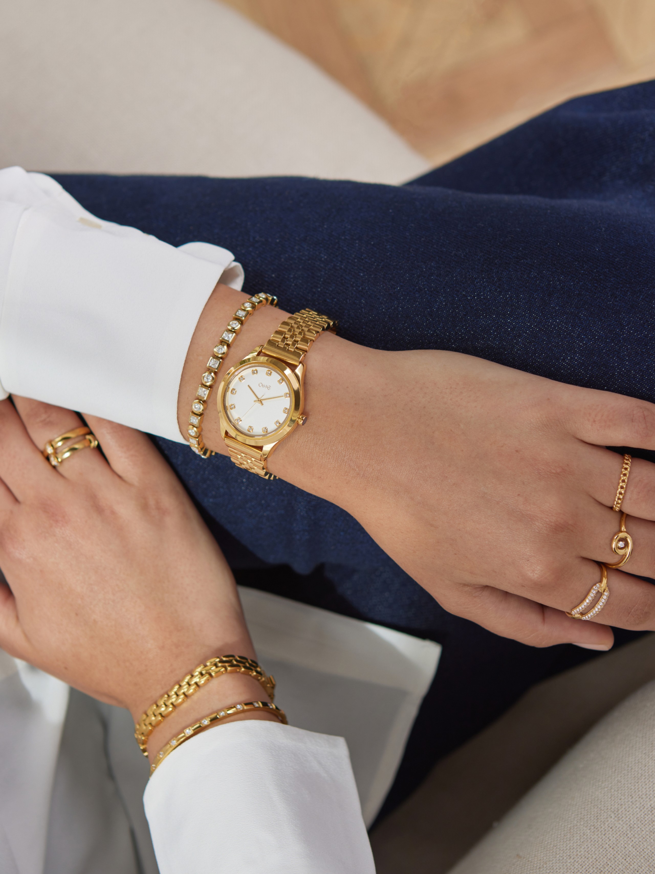 Montre ONE Twin Gold