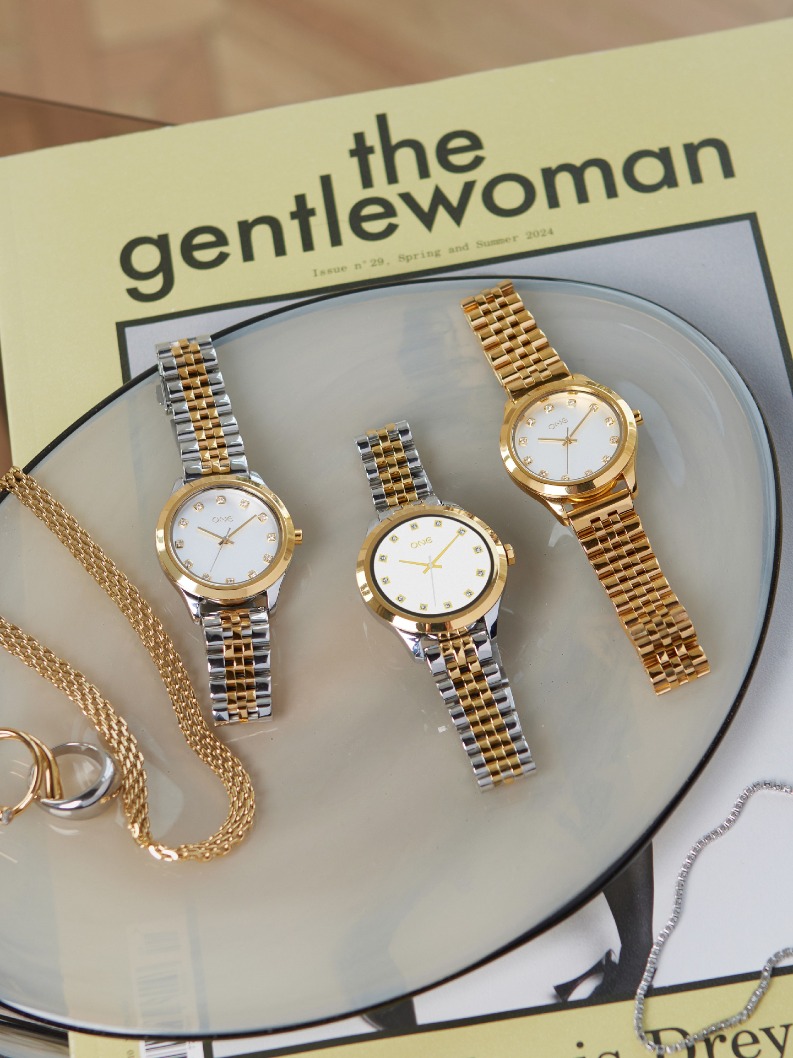 Montre ONE Twin Gold