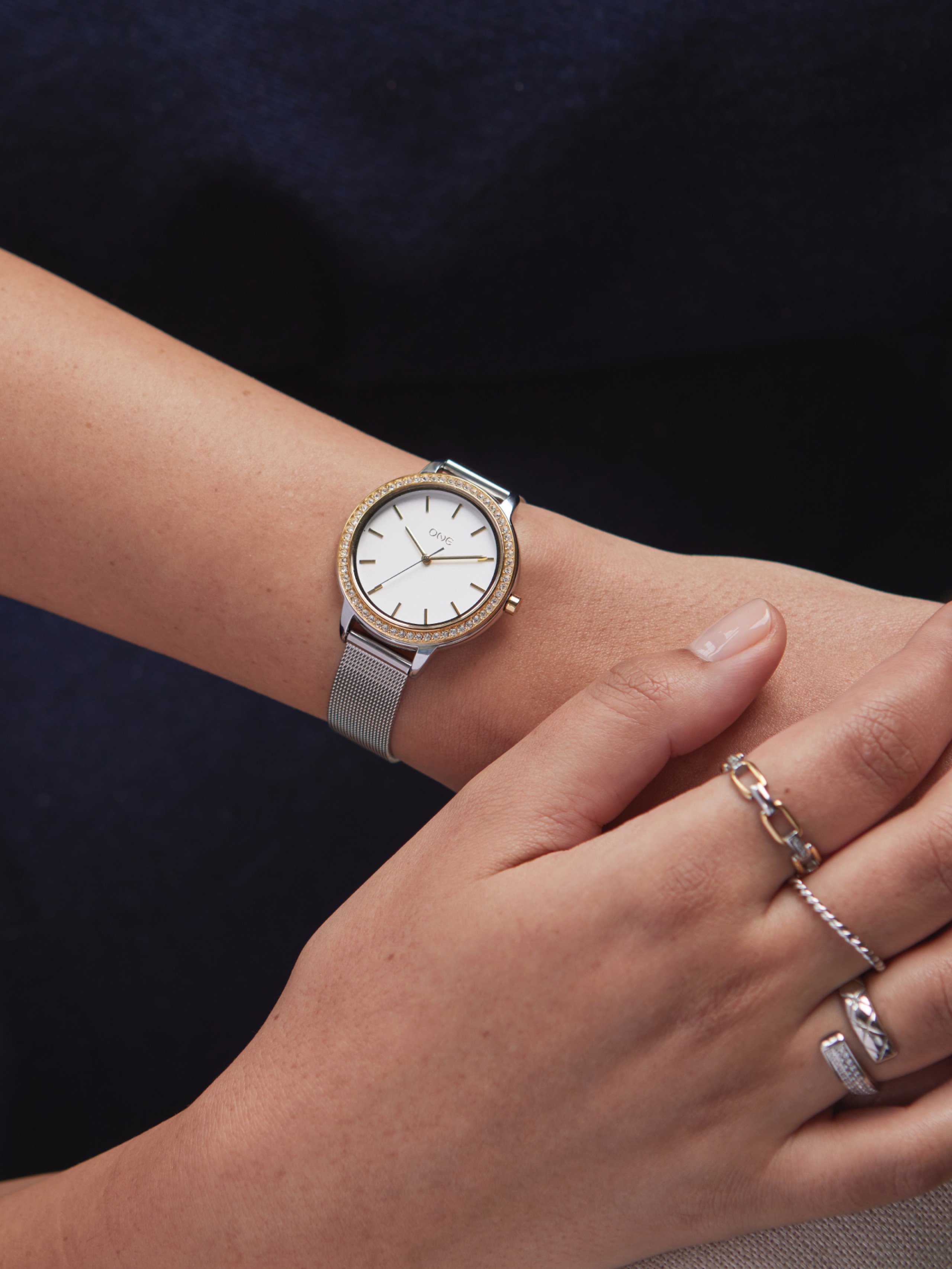 Horloge ONE Twin Spark Gold & Silver