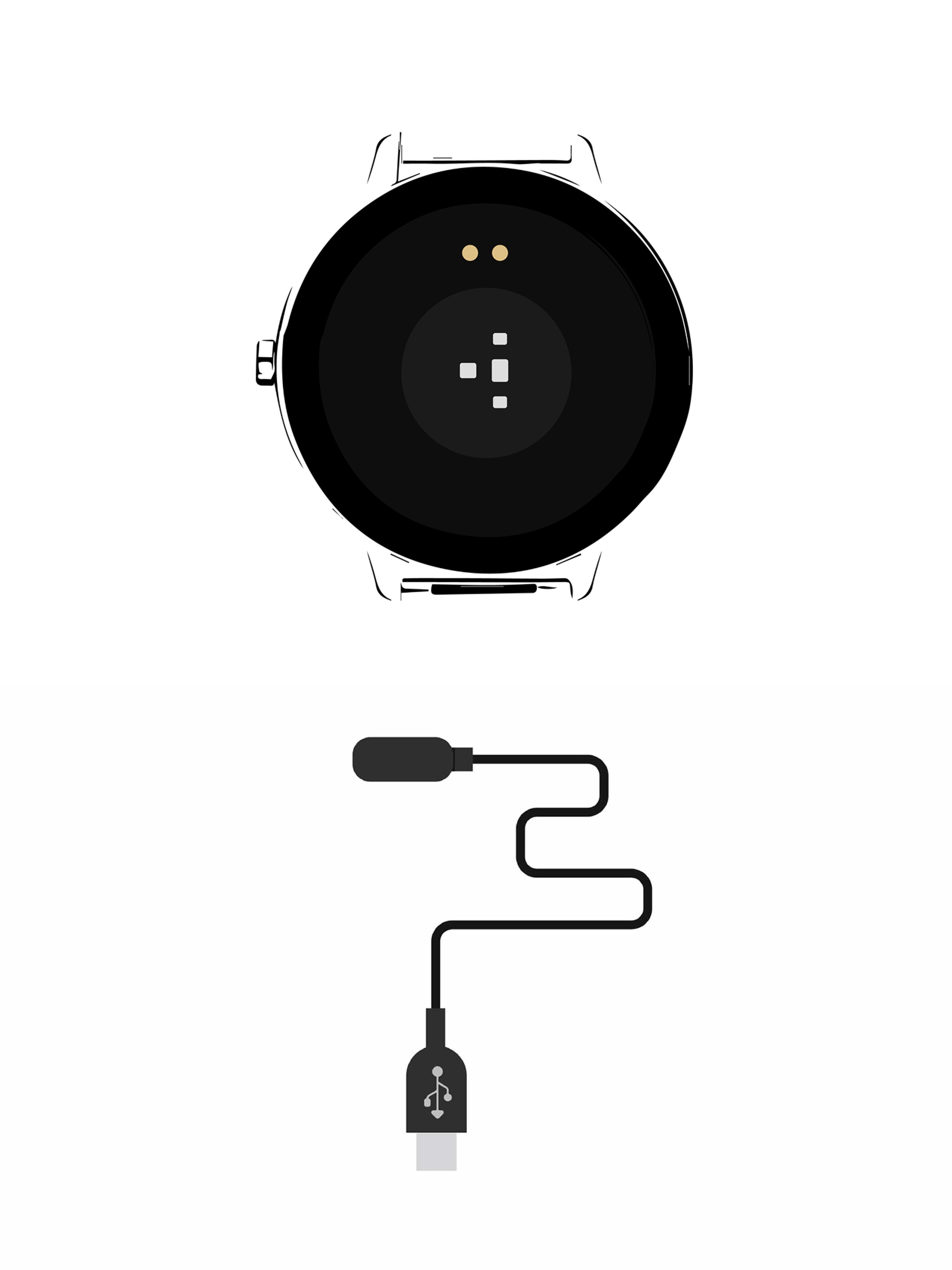 Carregador Smartwatch Mini Spark APP One Smart