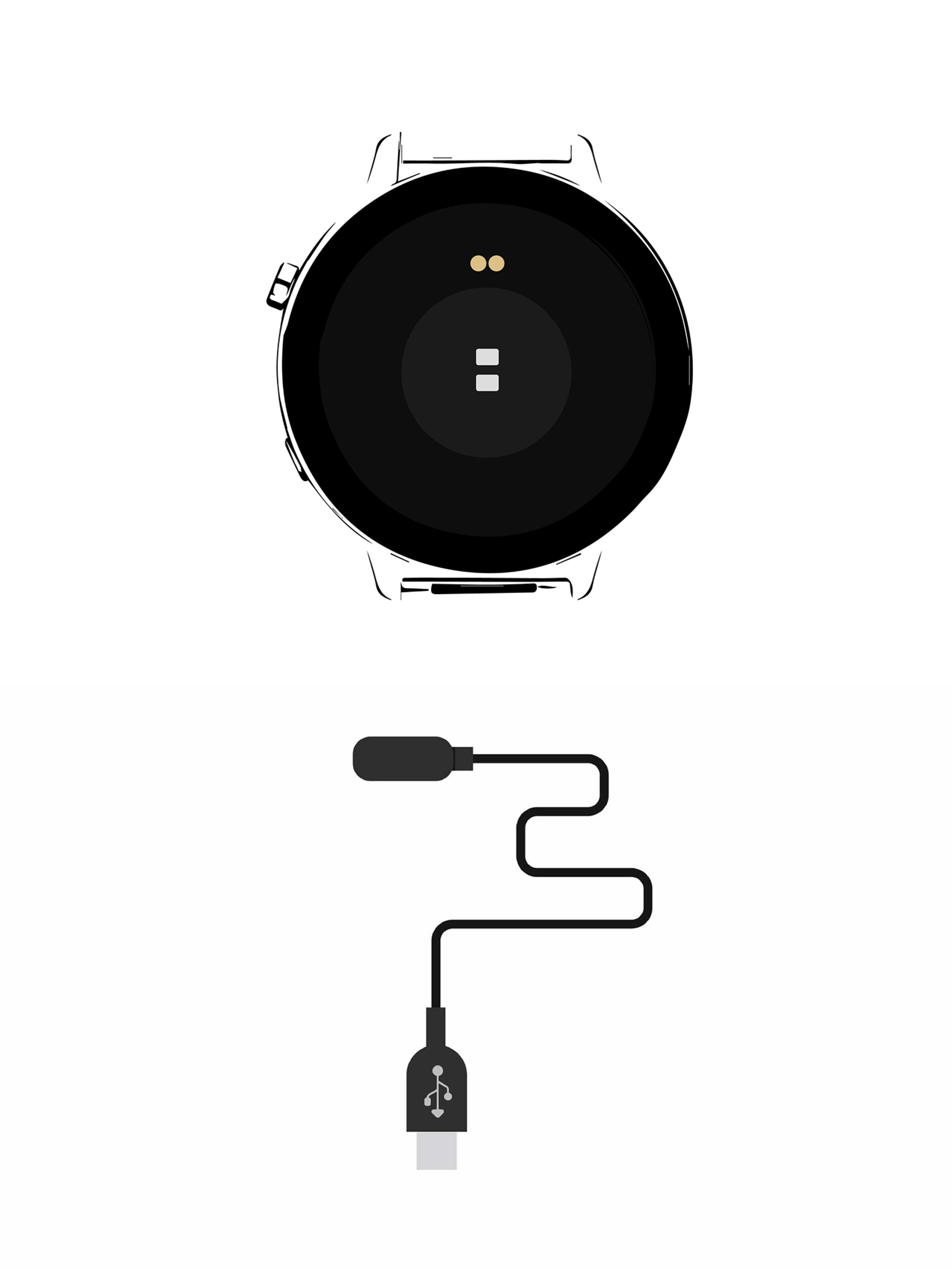 Smartwatch Charger ONE Men Explorer GPS APP One Smart