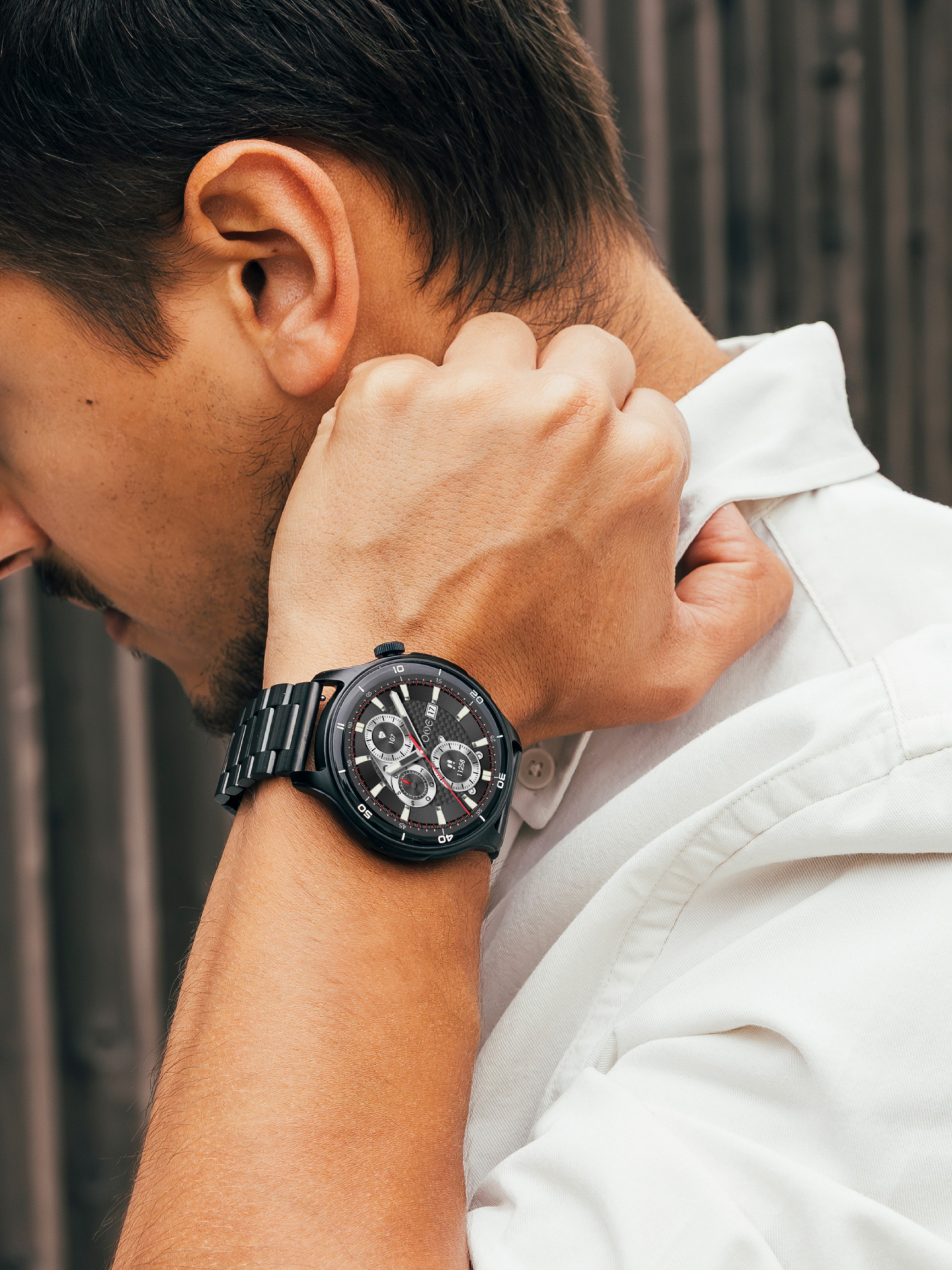 Smartwatch ONE Men Explorer GPS Zwart