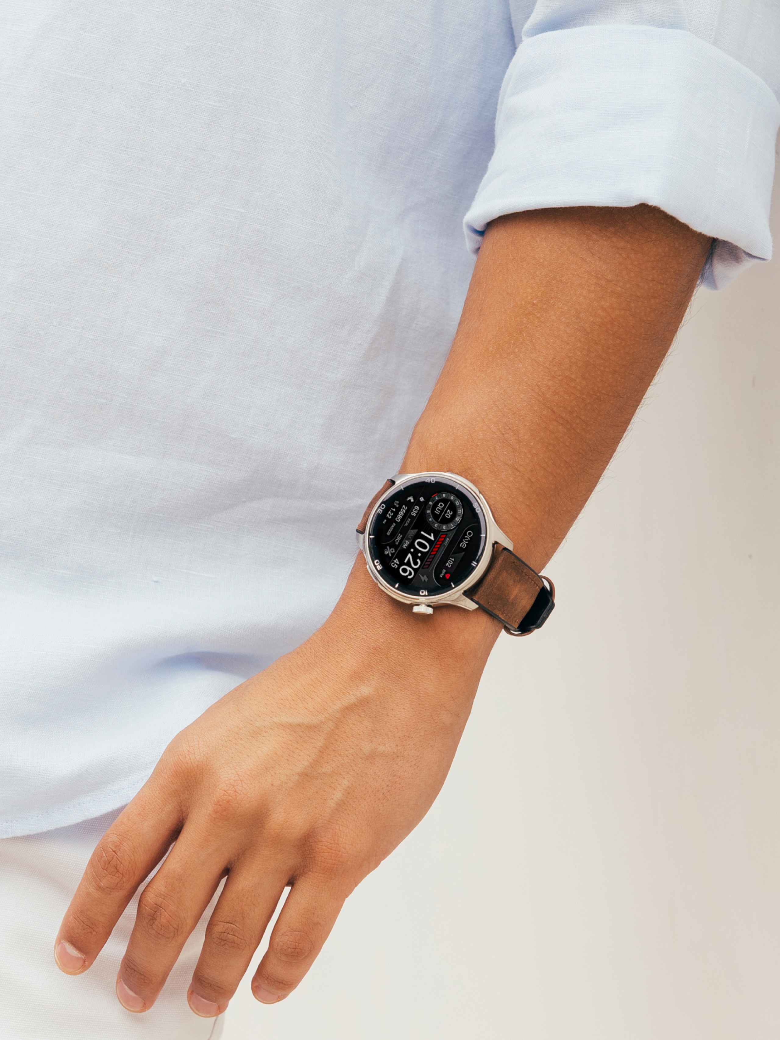 Smartwatch One Men Explorer GPS Brown