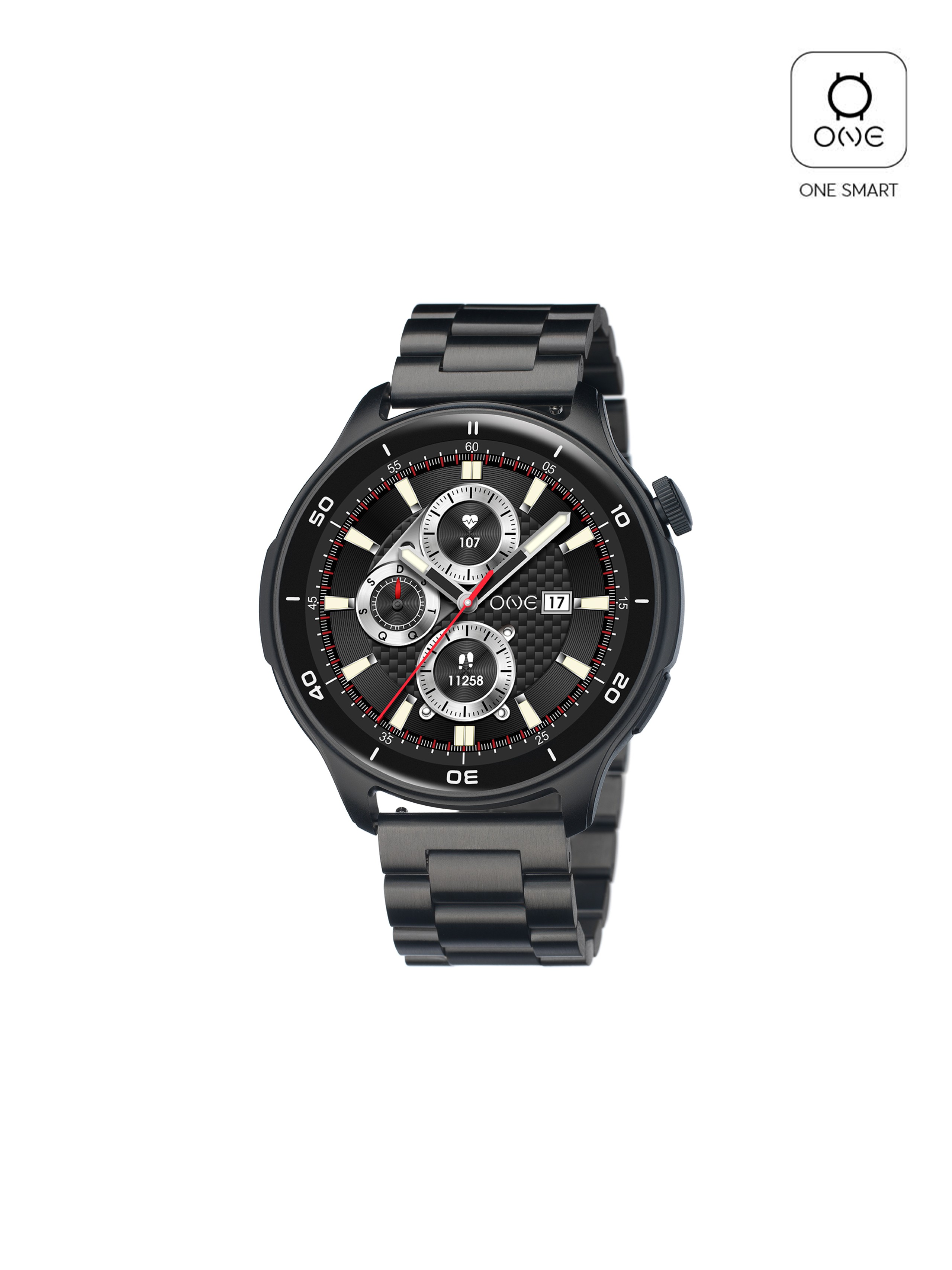 Smartwatch ONE Men Explorer GPS Zwart