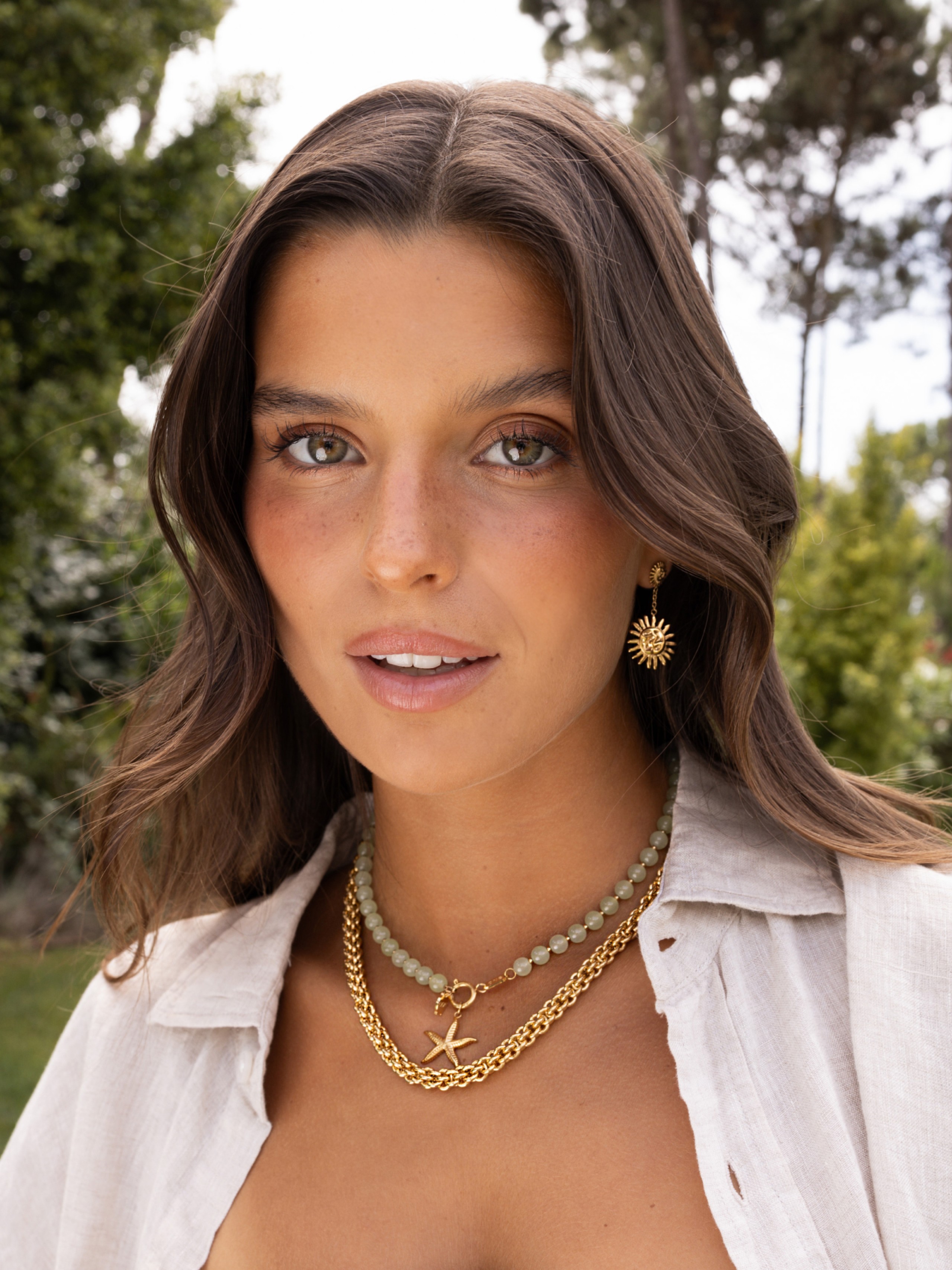 Ketting ONE Neckmess Carmela Green