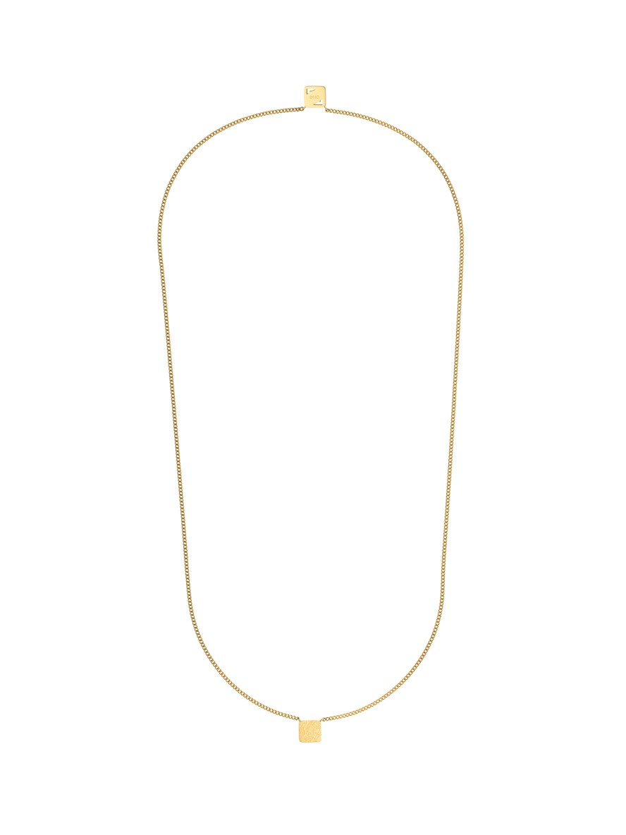 Colar Escapulário One Men Shield Gold