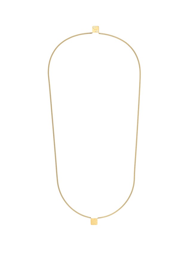 ONE Men Shield Gold Scapular Necklace