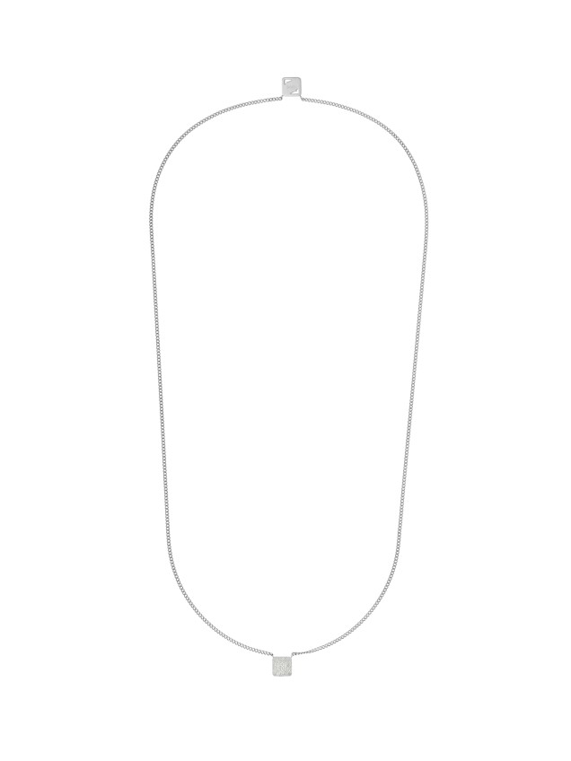ONE Men Shield Steel Scapular Necklace