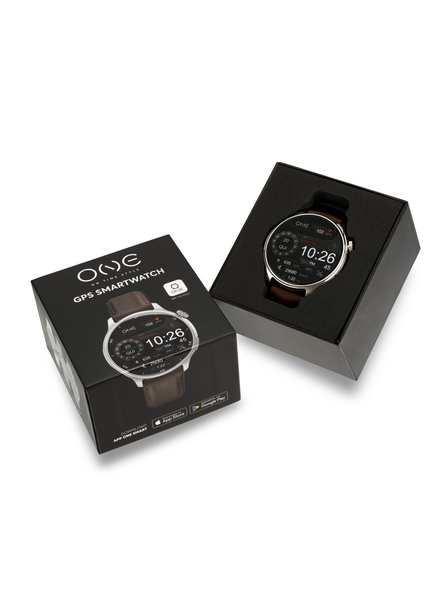 Smartwatch ONE Men Explorer GPS Brown