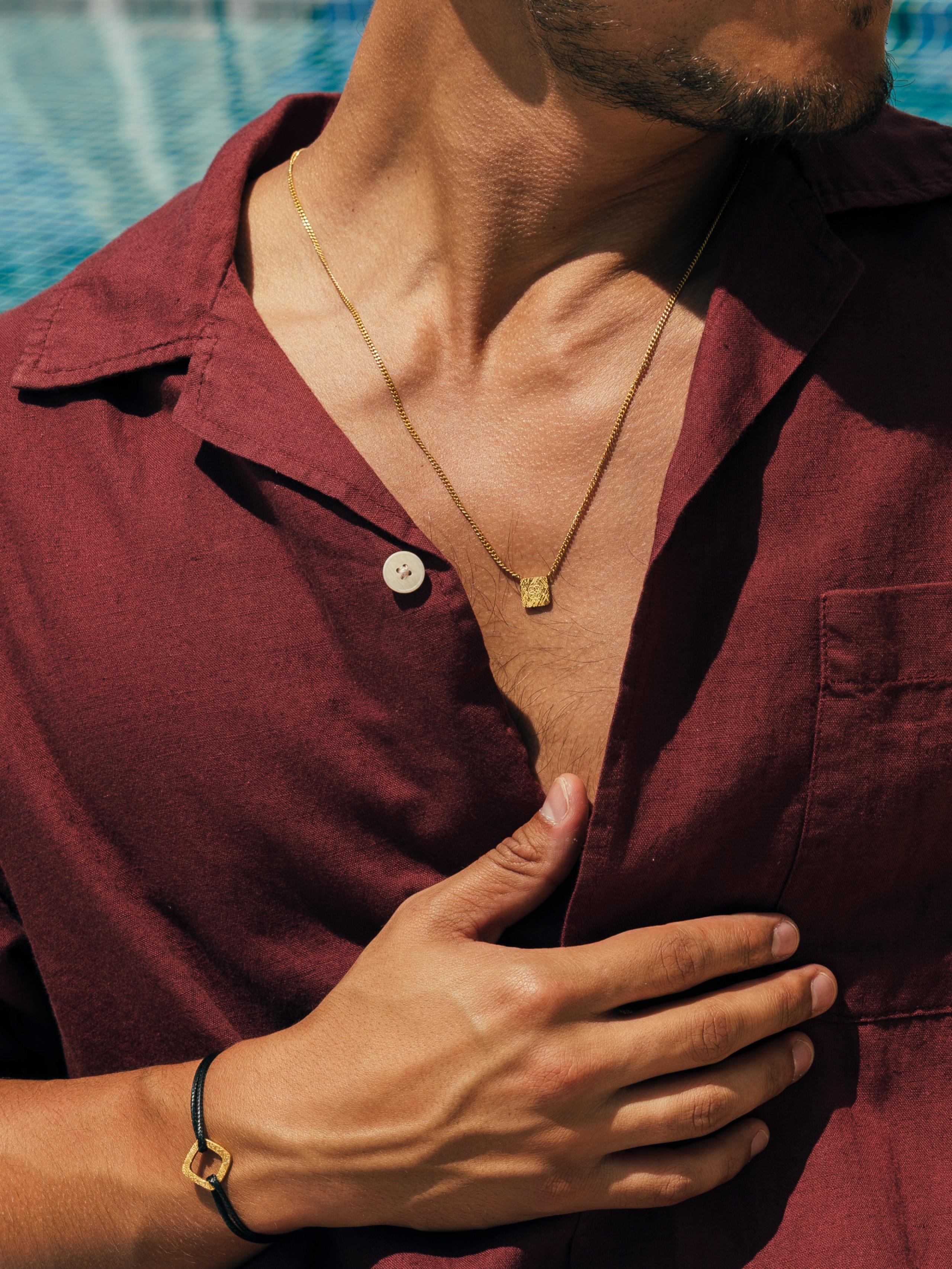 Ketting Scapular ONE Men Shield Gold