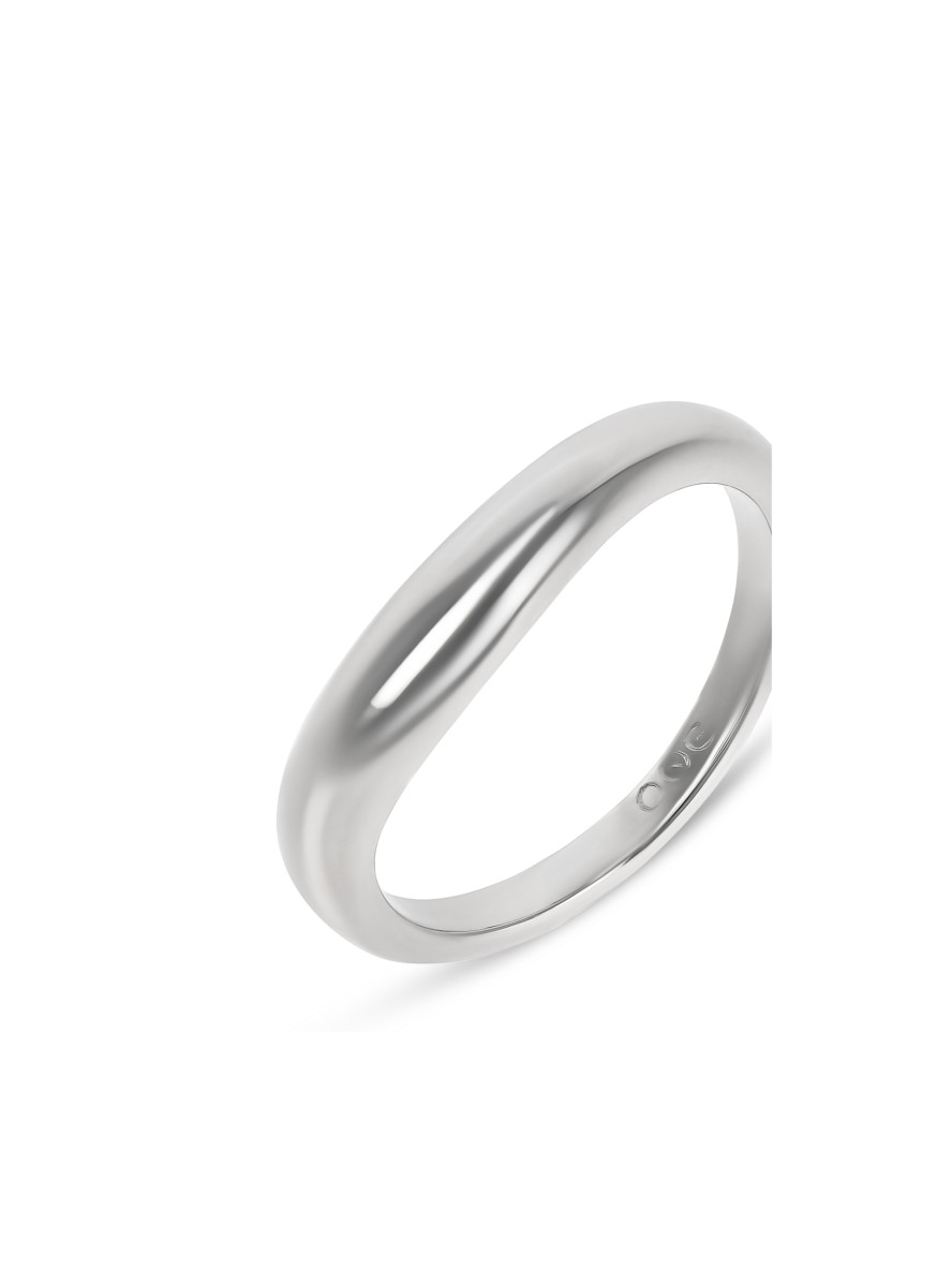 Anel One London 37 Silver