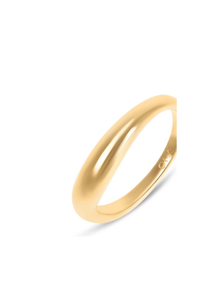 Anel One London 37 Gold