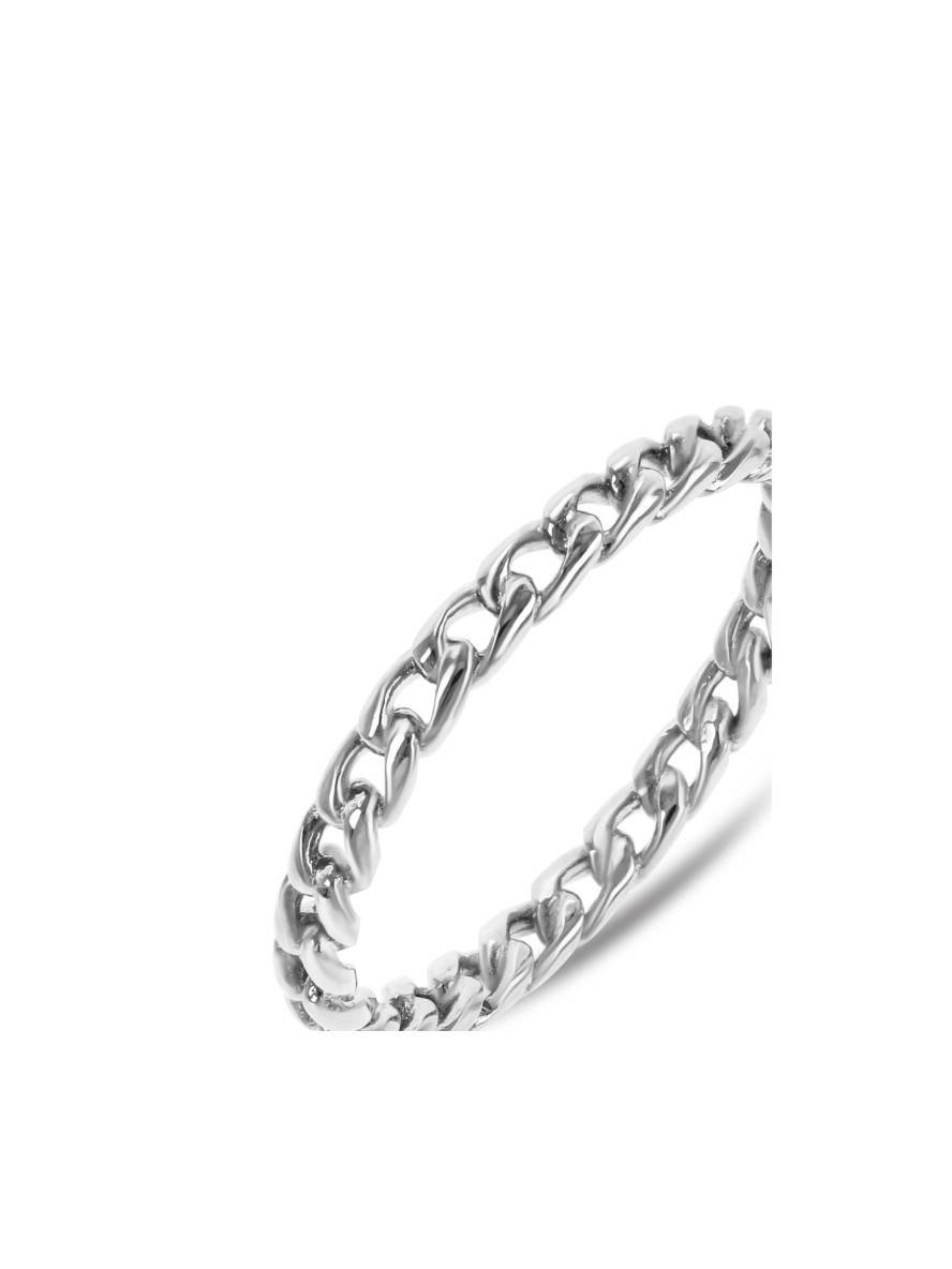 Anel One London 39 Silver