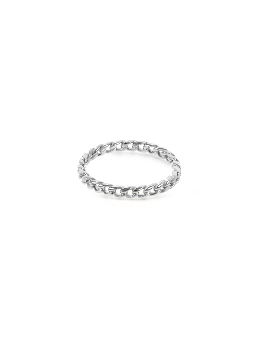 Anel One London 39 Silver