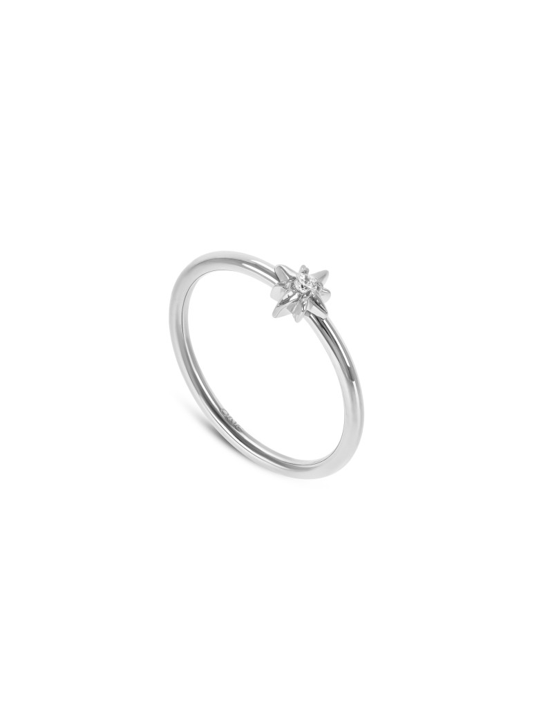 Anel One London 41 Silver