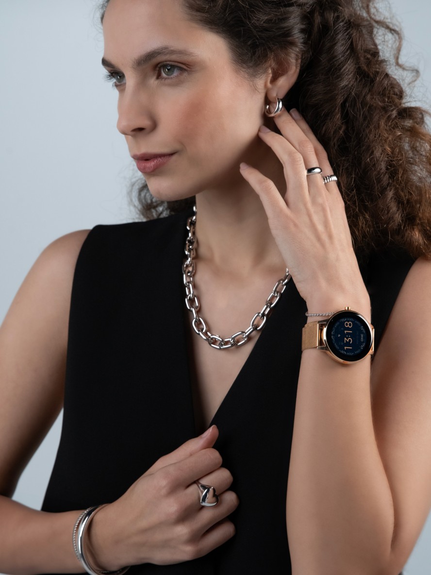 Anel One Crazy Heart Big Silver