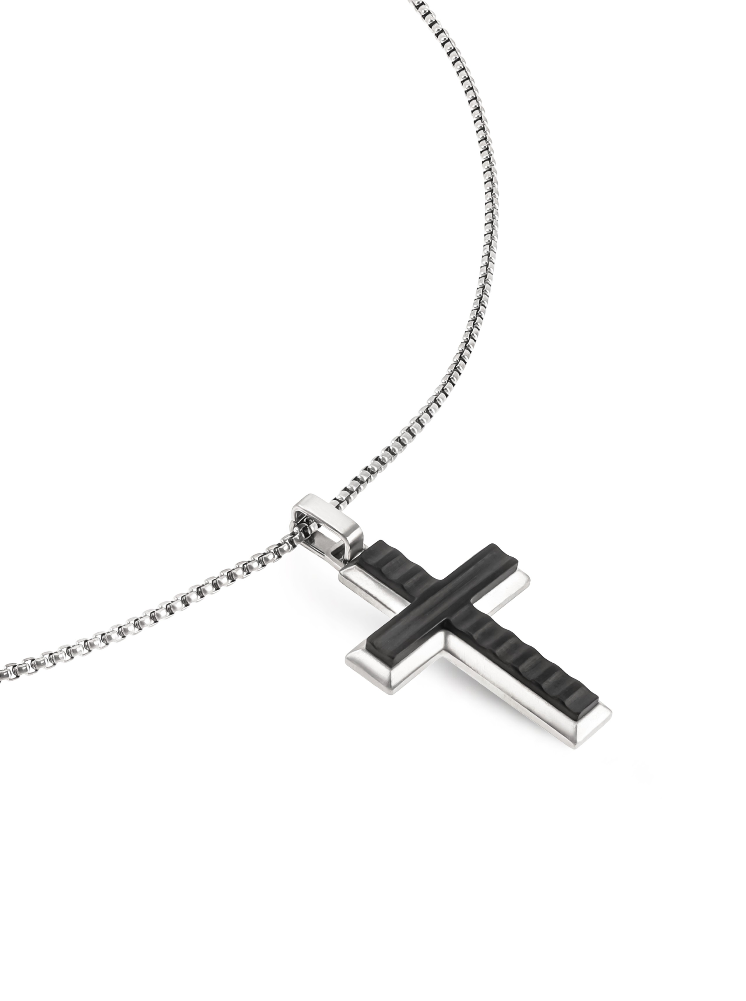 Colar One Men Onyx Steel