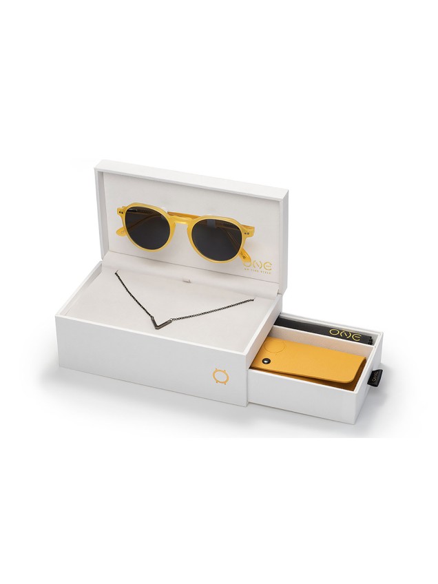 culos de sol One Box Active Amarelo