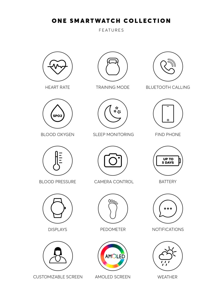 Smartwatch ONE Mini Gold Links