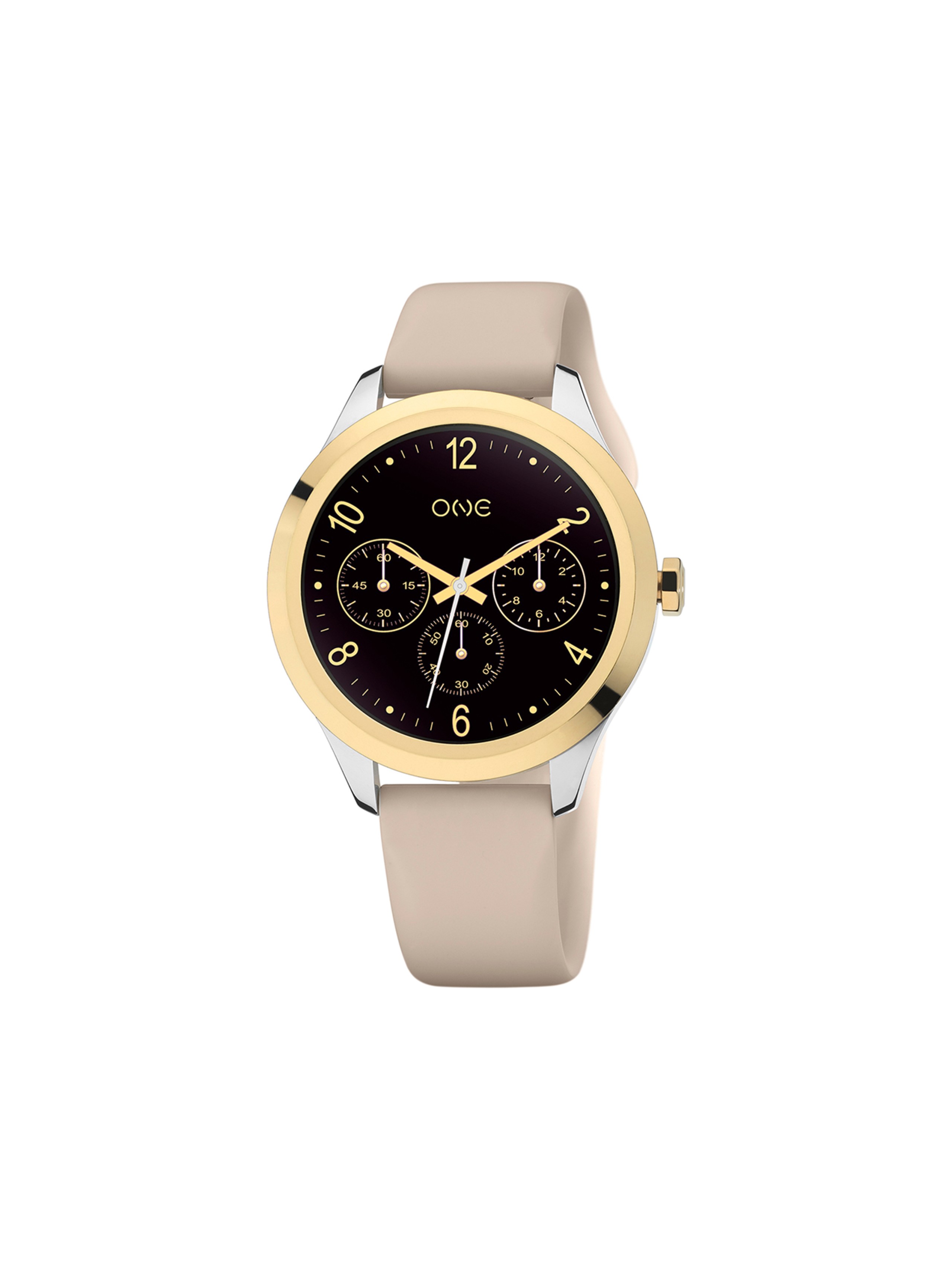 Smartwatch ONE Mini Gold & Silver Silicone