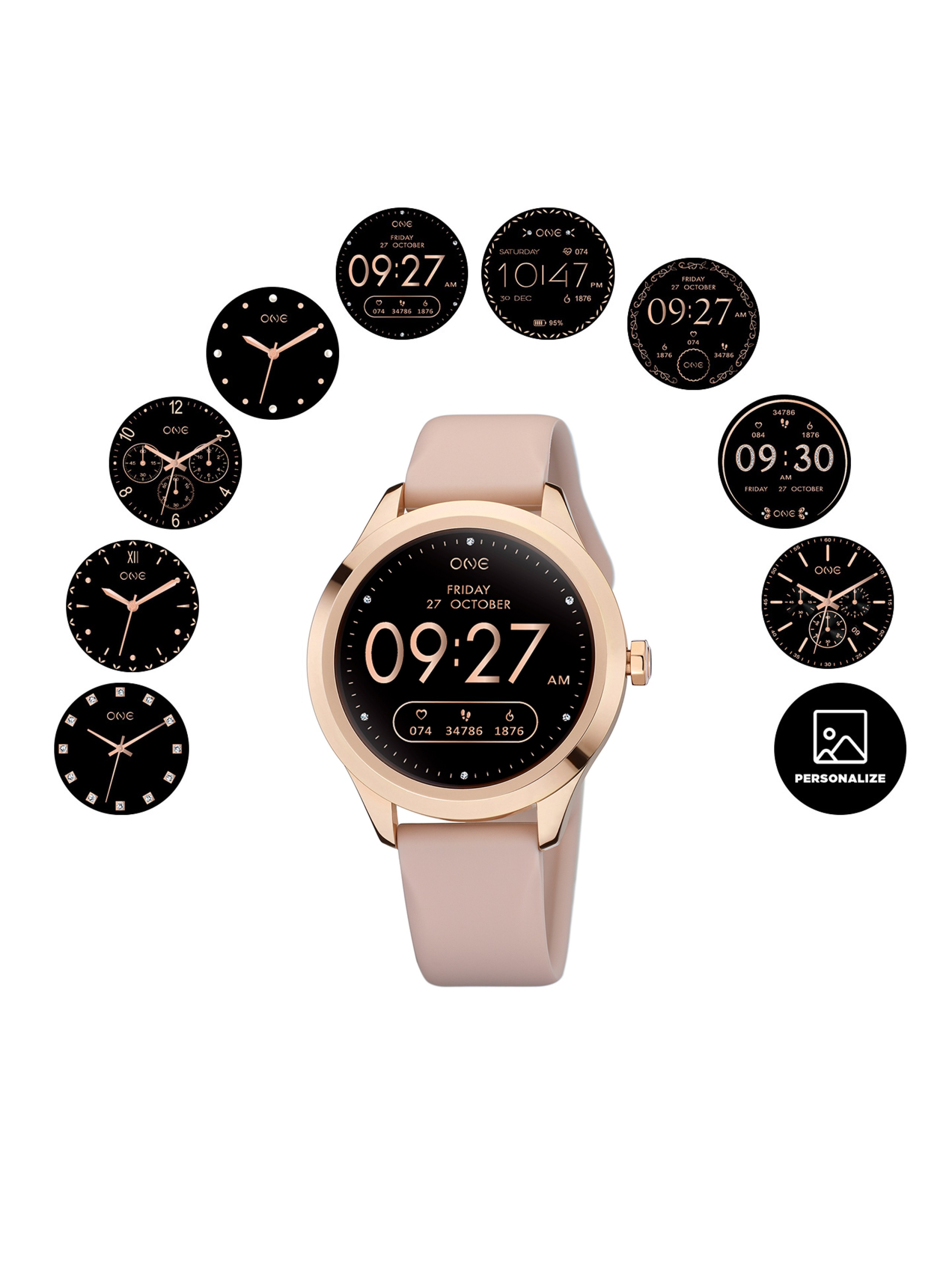 Smartwatch ONE Mini Rosegold Silicone