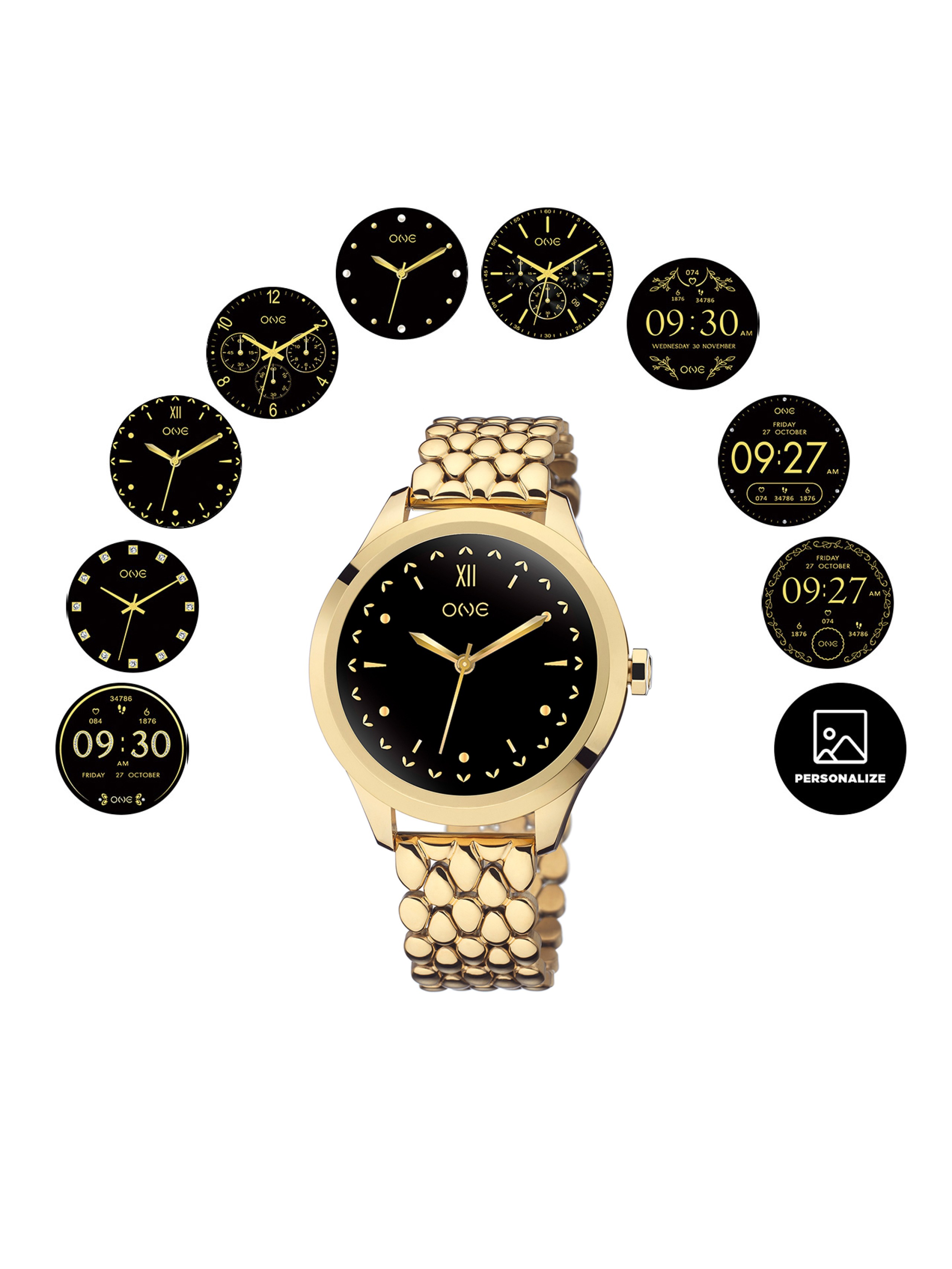 Smartwatch One Mini Gold Links