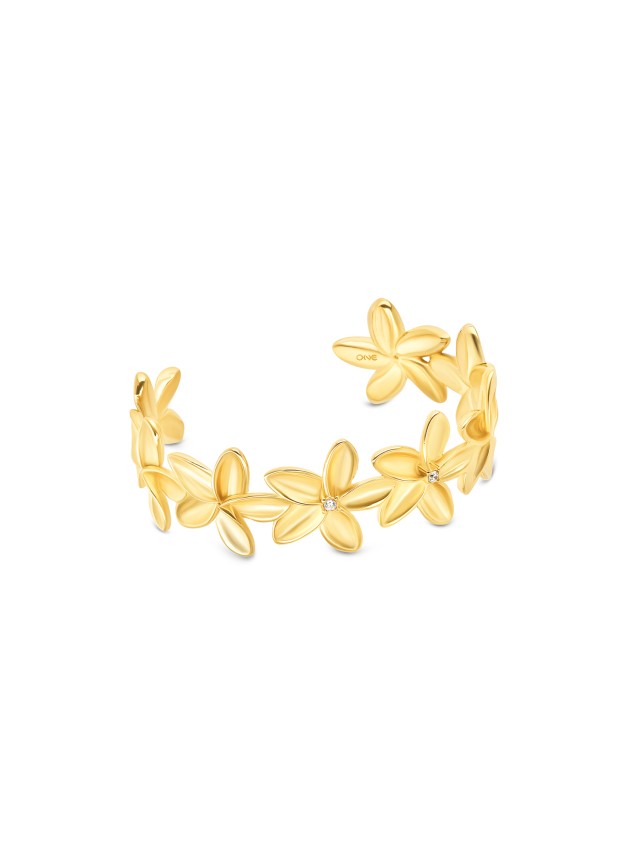 Bracelet Jonc ONE Fleur Crystal