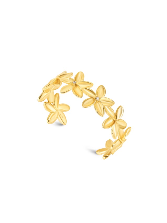 Bracelet Jonc ONE Fleur Crystal