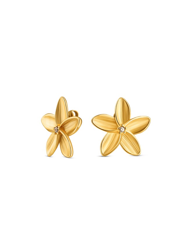 Brincos One Senhora Fleur Gold