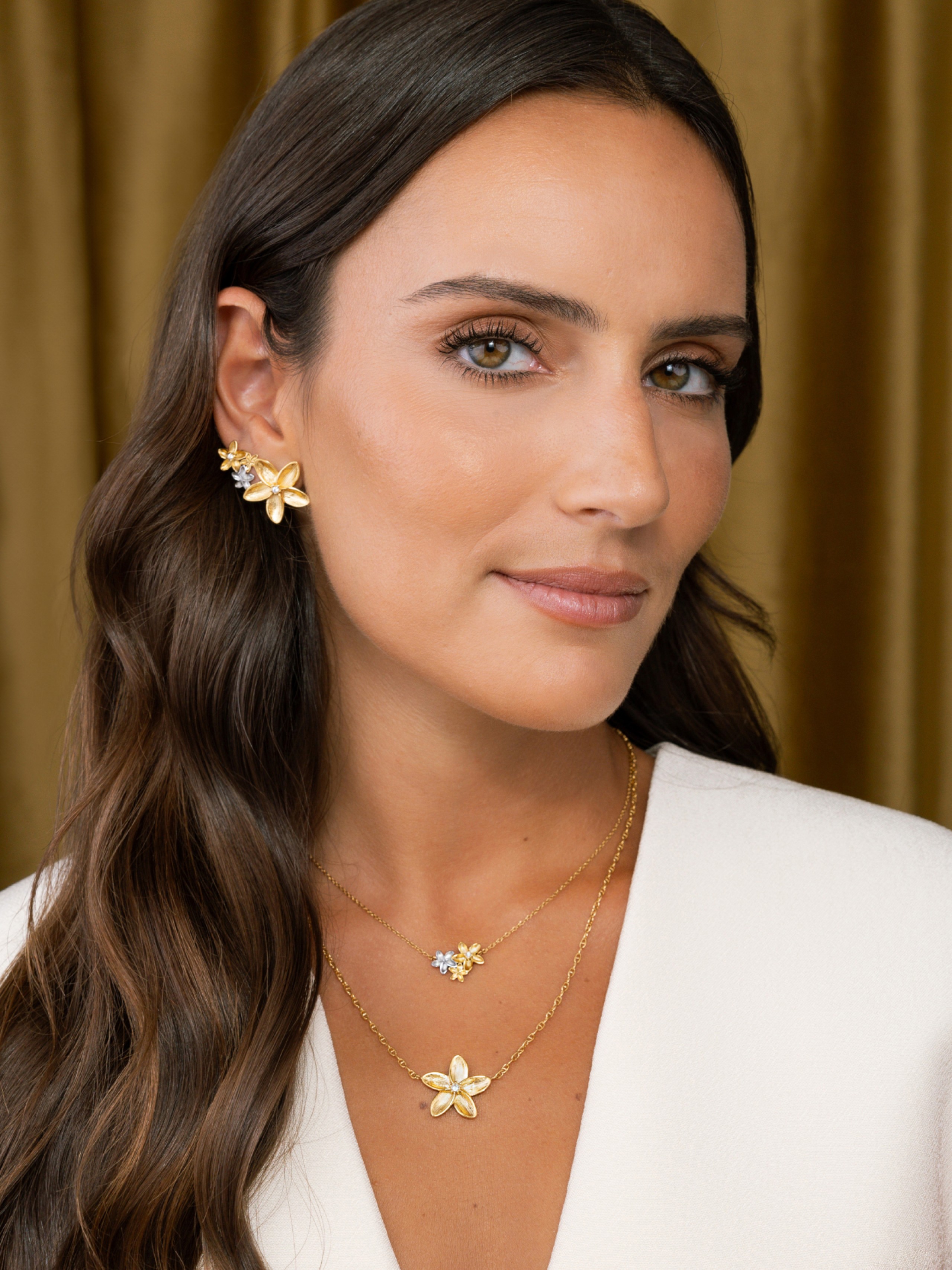 Collier ONE Fleur Gold & Silver