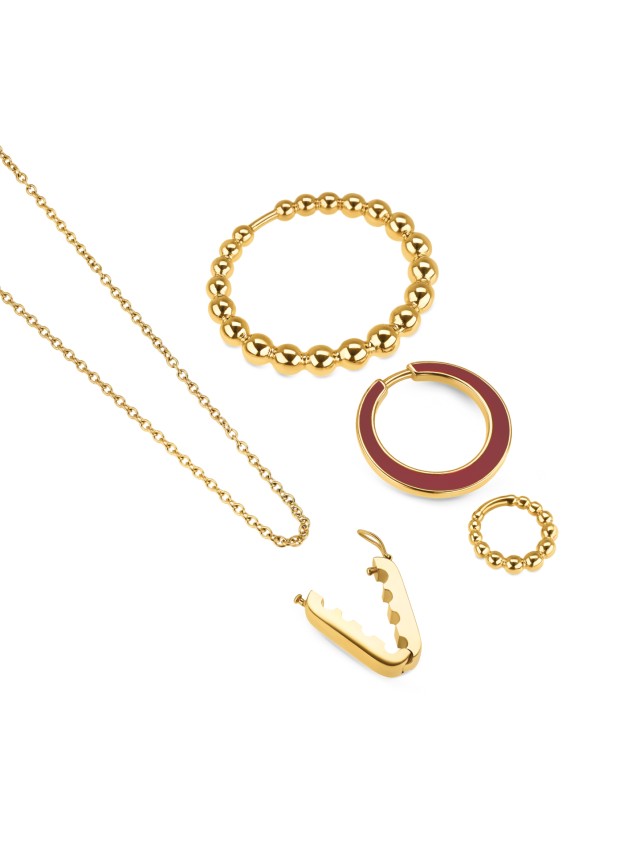 Set Colar & Brincos One Mood Rouge