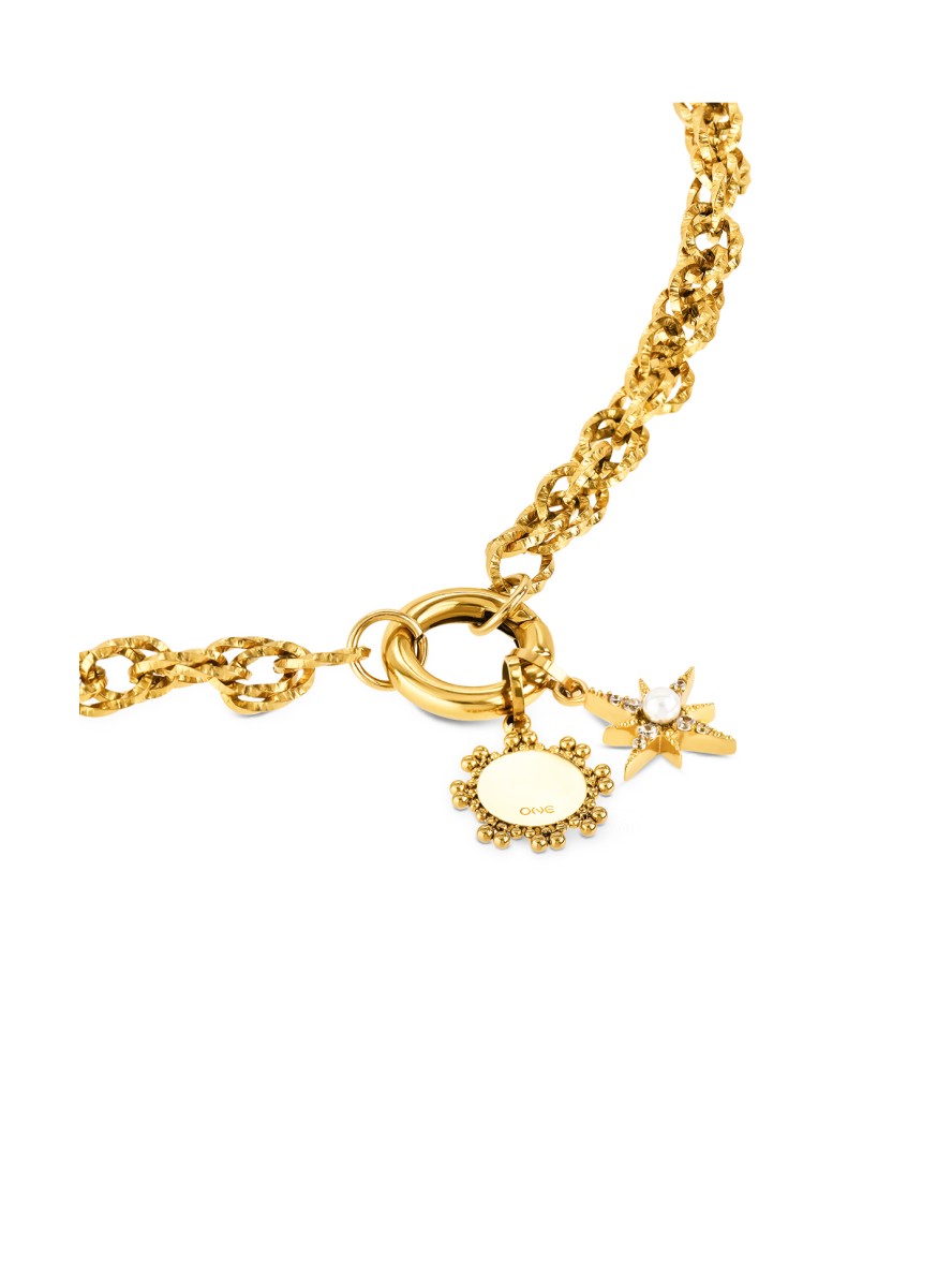 ONE Energy Master Double Union Gold Necklace
