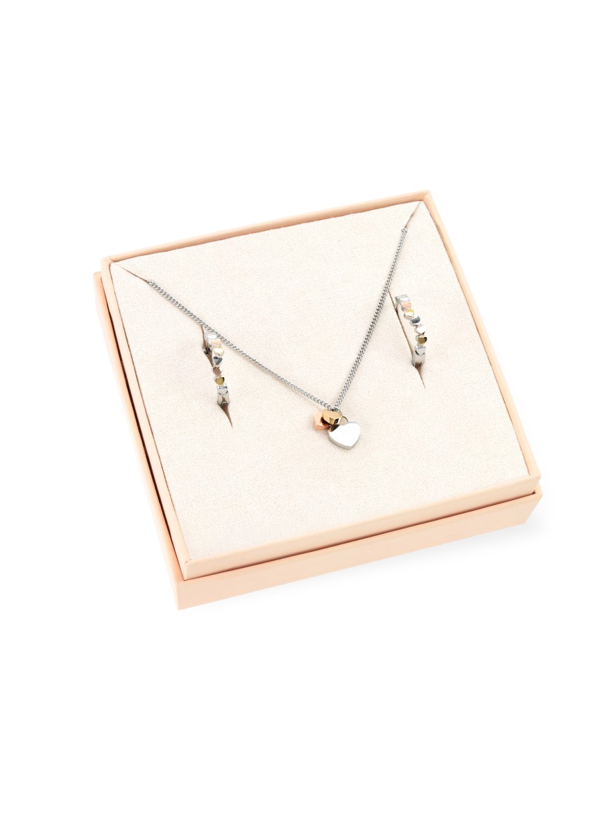 Ketting & Oorbellen Set ONE Crazy Heart