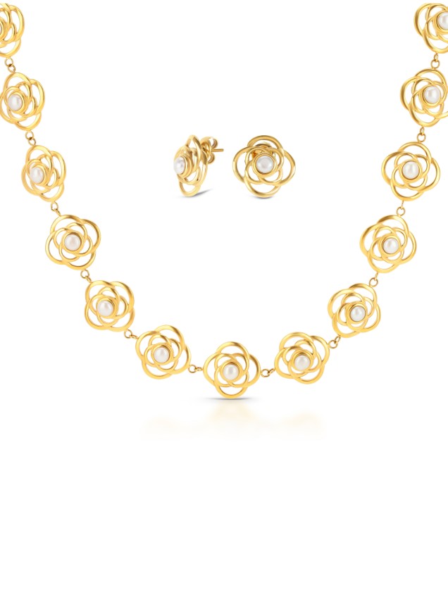 Set Collar & Pendientes ONE Rose