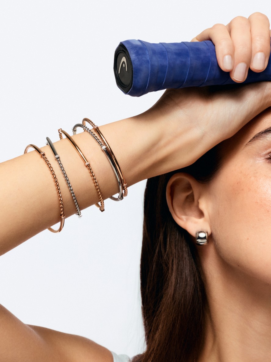 Manchetarmband En Zilverachtige Cirkel