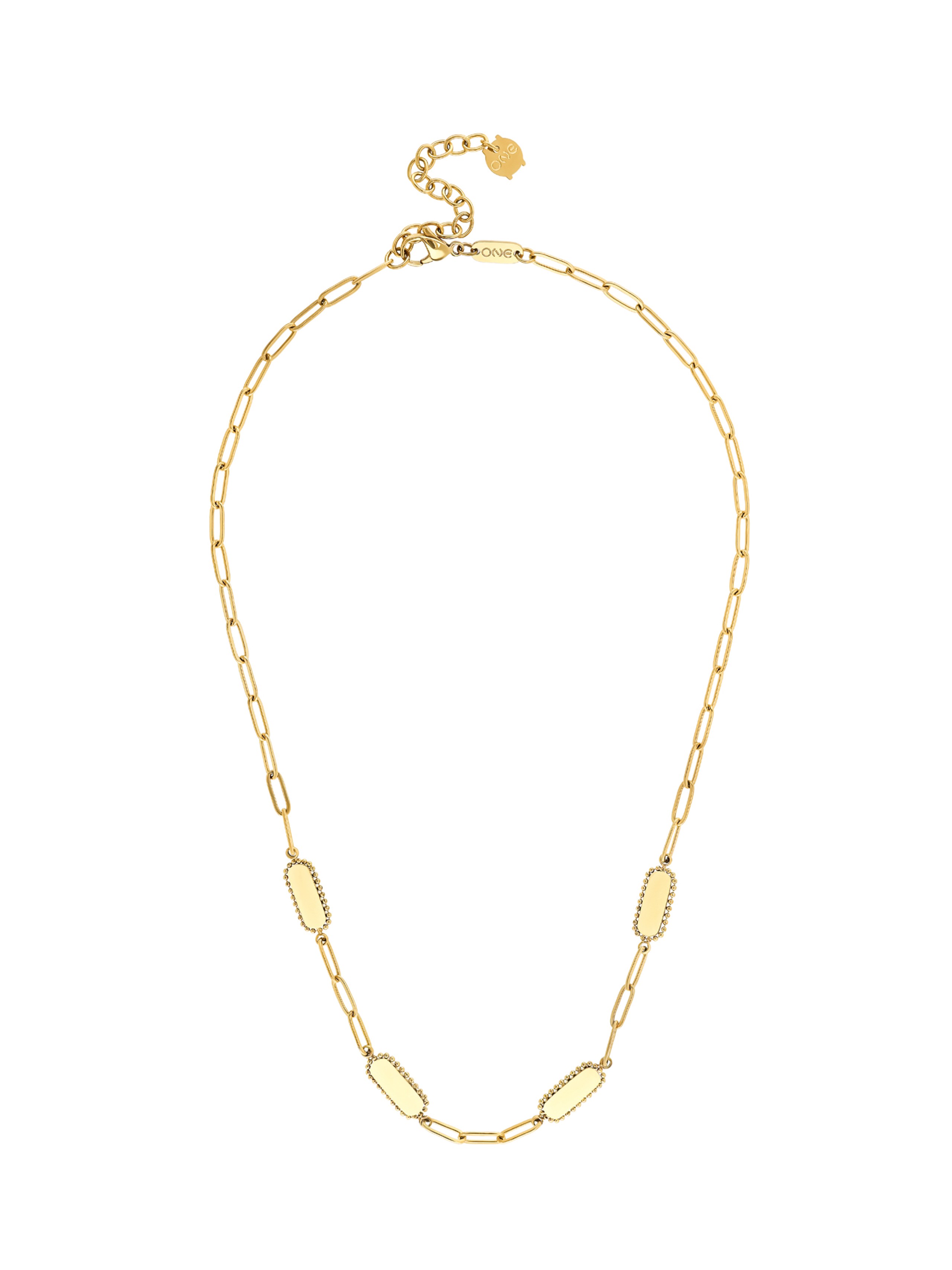 ONE Neckmess Engrave Four Necklace