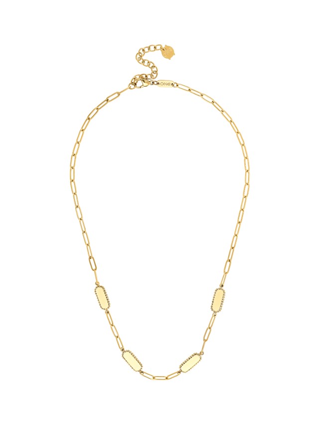 ONE Neckmess Engrave Four Necklace