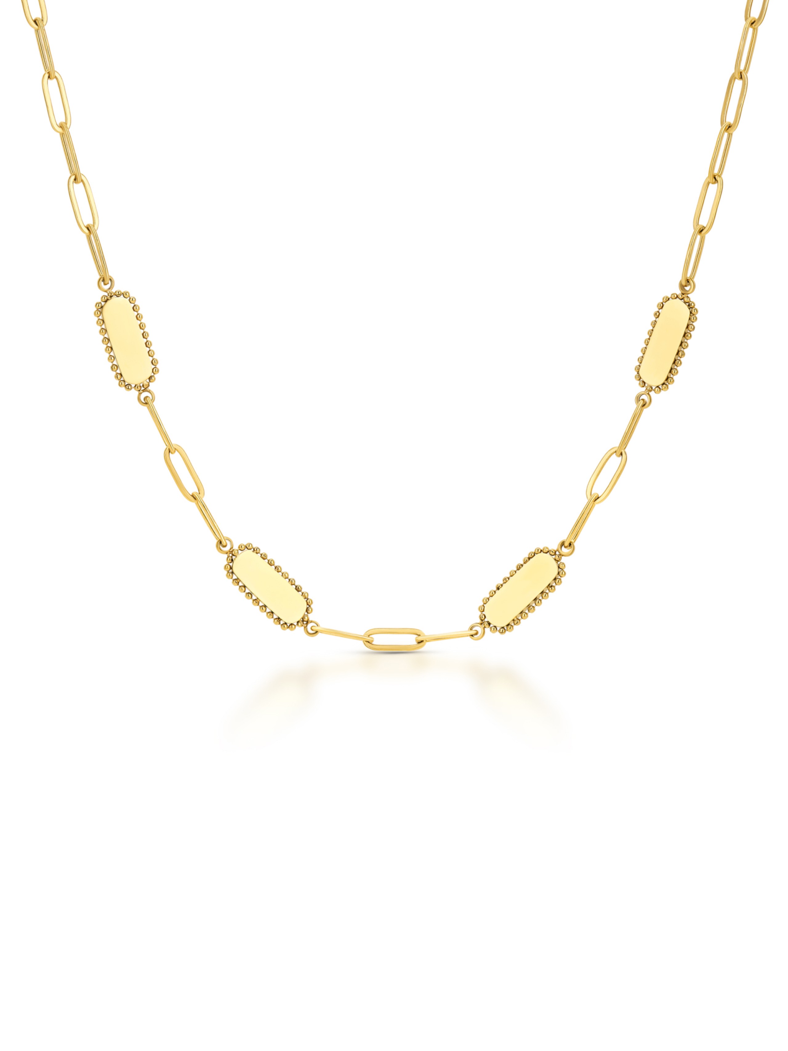 ONE Neckmess Engrave Four Necklace