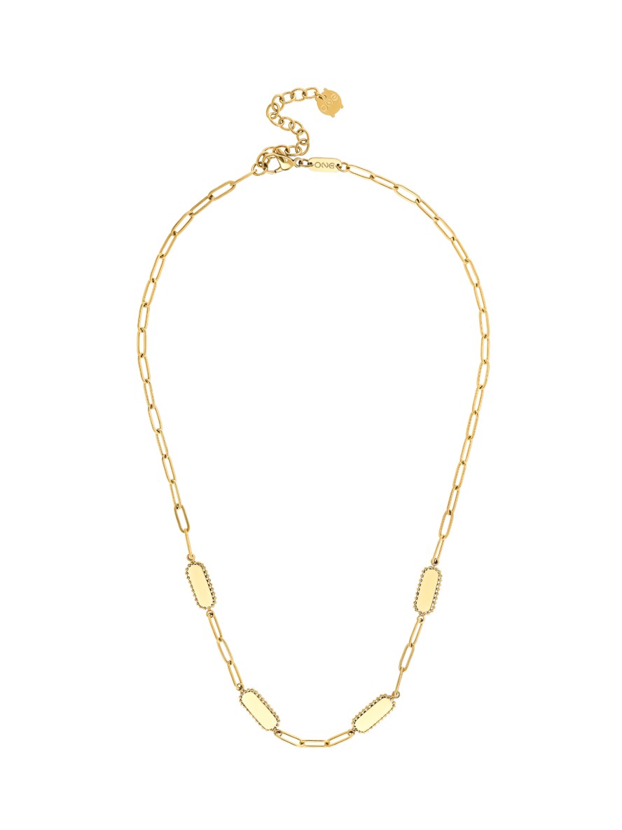 ONE Neckmess Engrave Four Necklace