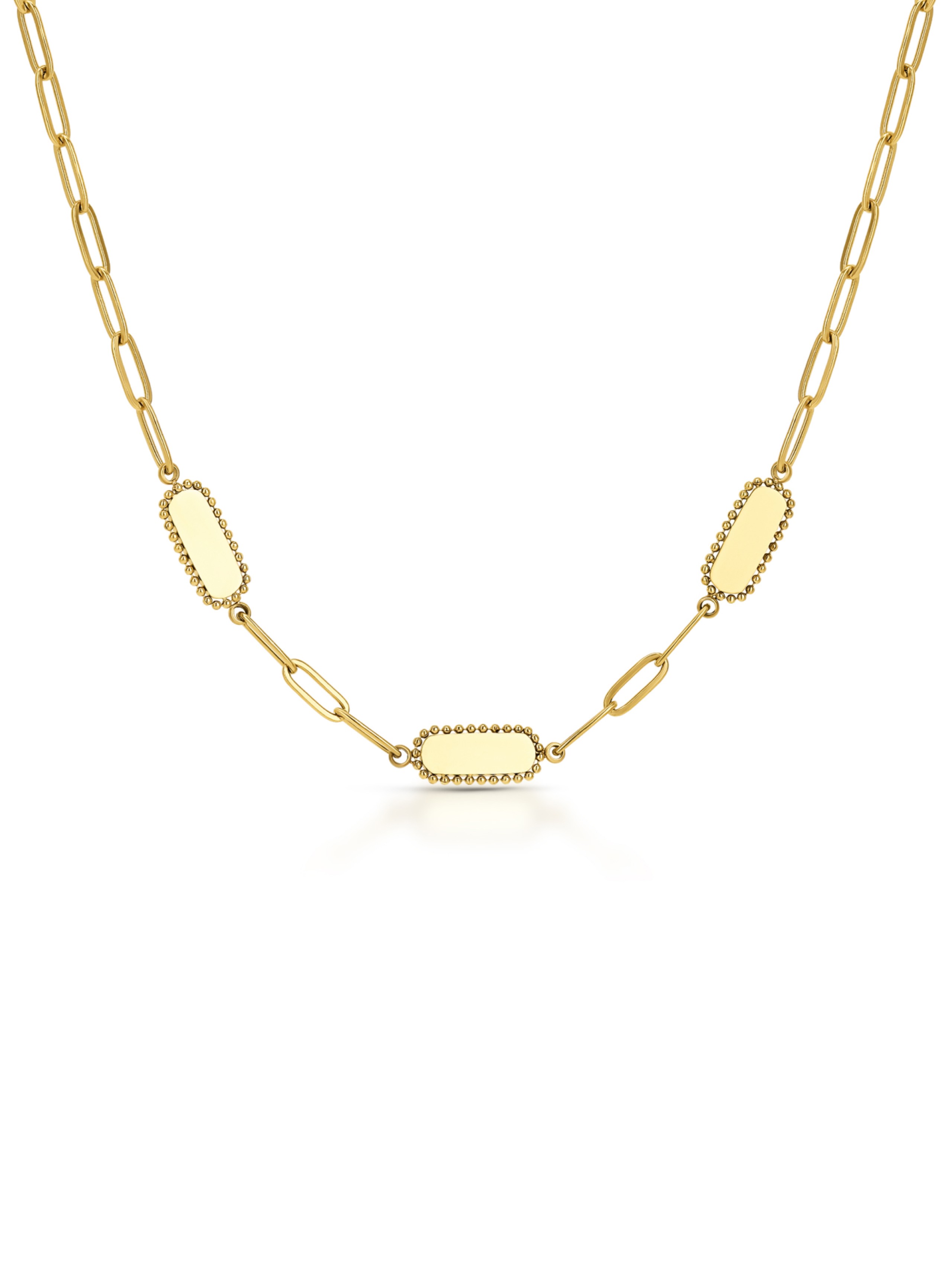 ONE Neckmess Engrave Trio Necklace