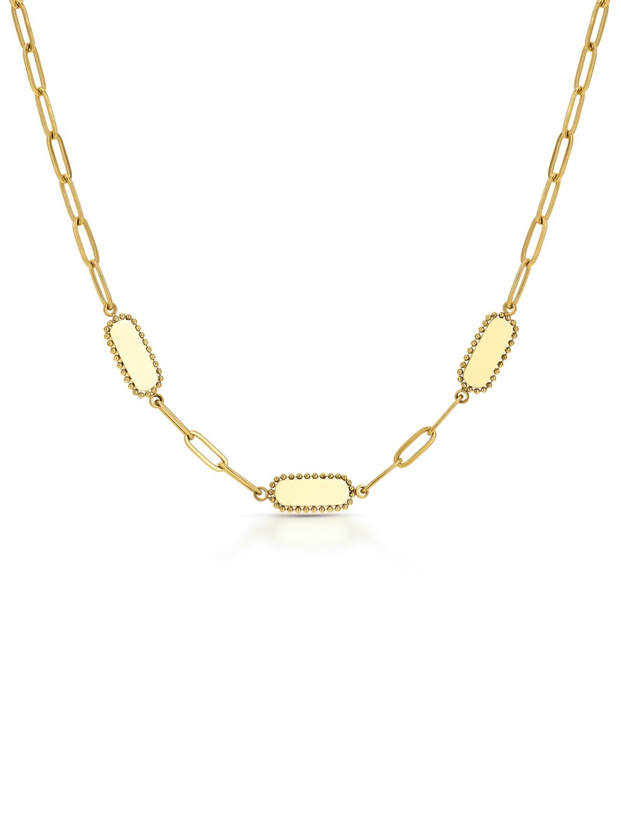 ONE Neckmess Engrave Trio Necklace