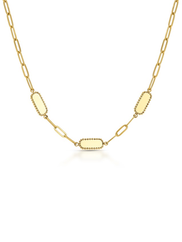ONE Neckmess Engrave Trio Necklace